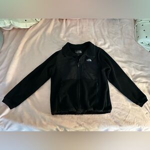 The North Face Black Fleece Jacket with Embroidered Logo size L